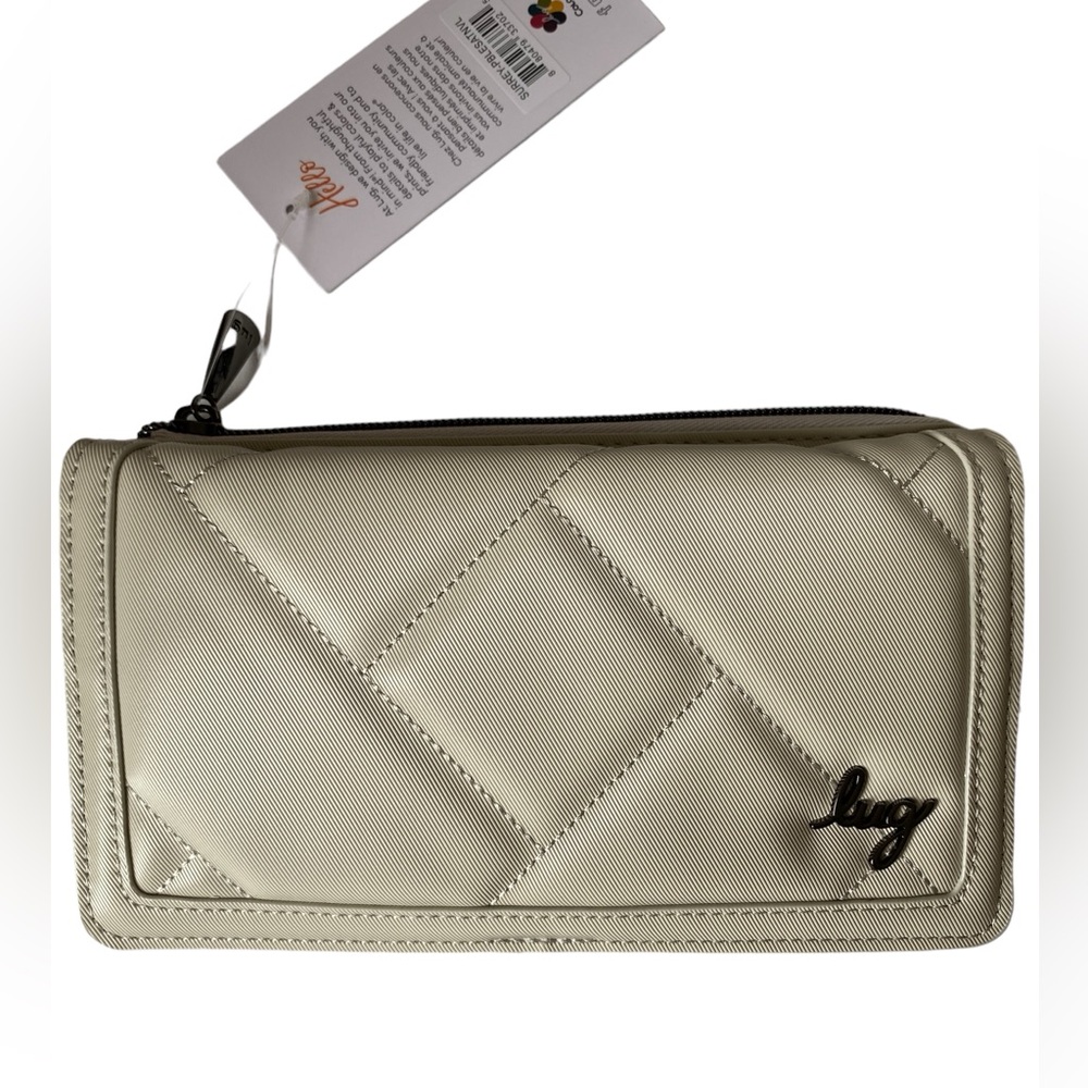Lug Satin Luxe Surrey Wallet Pebble New